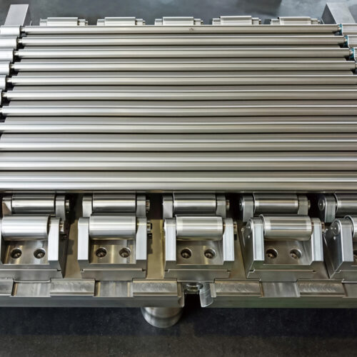Unidades de rodillos para máquina de nivelación por tensión de alta precisión con rodillos de trabajo de diámetro 16 mm